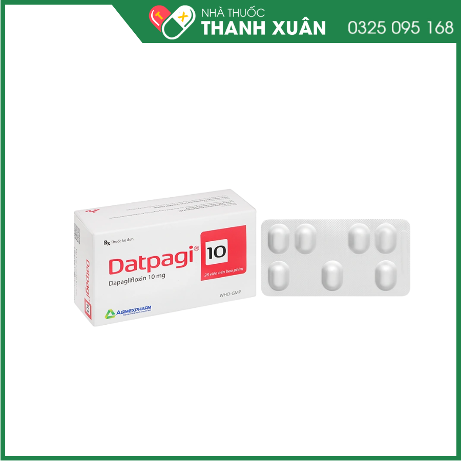Datpagi 10mg điều trị đái tháo đường type 2